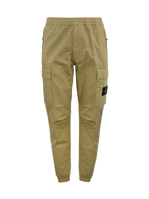 Pantalone cargo 31314 in satin Biscuit STONE ISLAND | 811531314V0094